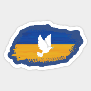 Ukraine Flag Ukrajina Ukrainian Kyiv Sticker